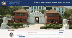 Desktop Screenshot of nationalmuseum.gov.np