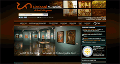 Desktop Screenshot of nationalmuseum.gov.ph